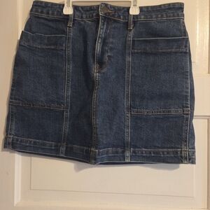 Old Navy Dark Blue Mini Skirt